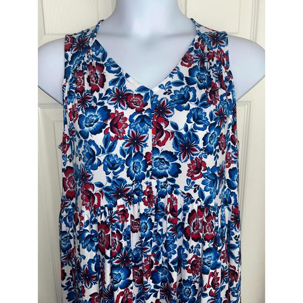 Lane Bryant Dress Floral Print Swing Dress Sz 14/16 NWT